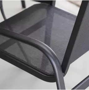 Conjunto Maresias – Mesa Redonda 1,00 m + 4 Cadeiras para Área Externa