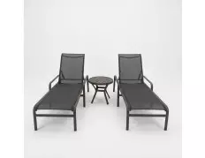 Duas Espreguiçadeiras Maresias com Mesa de Apoio 